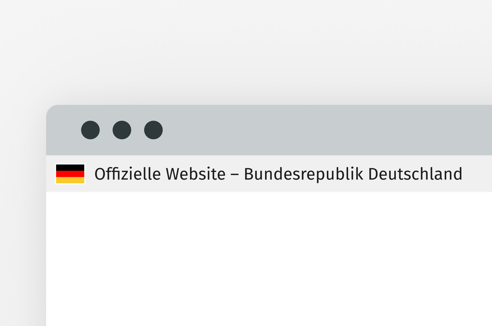 Staatliche Kopfzeile